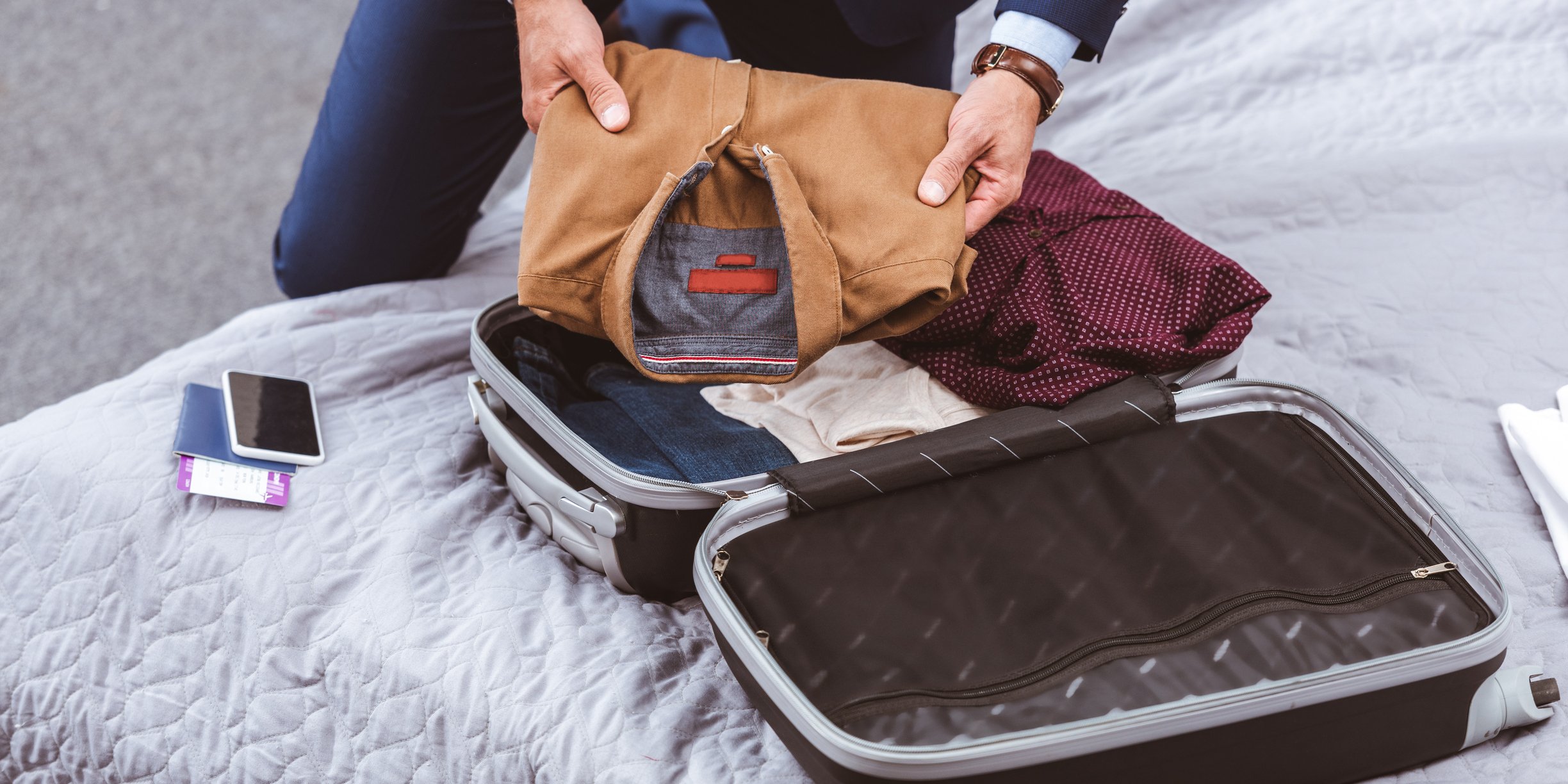 month long business trip packing list