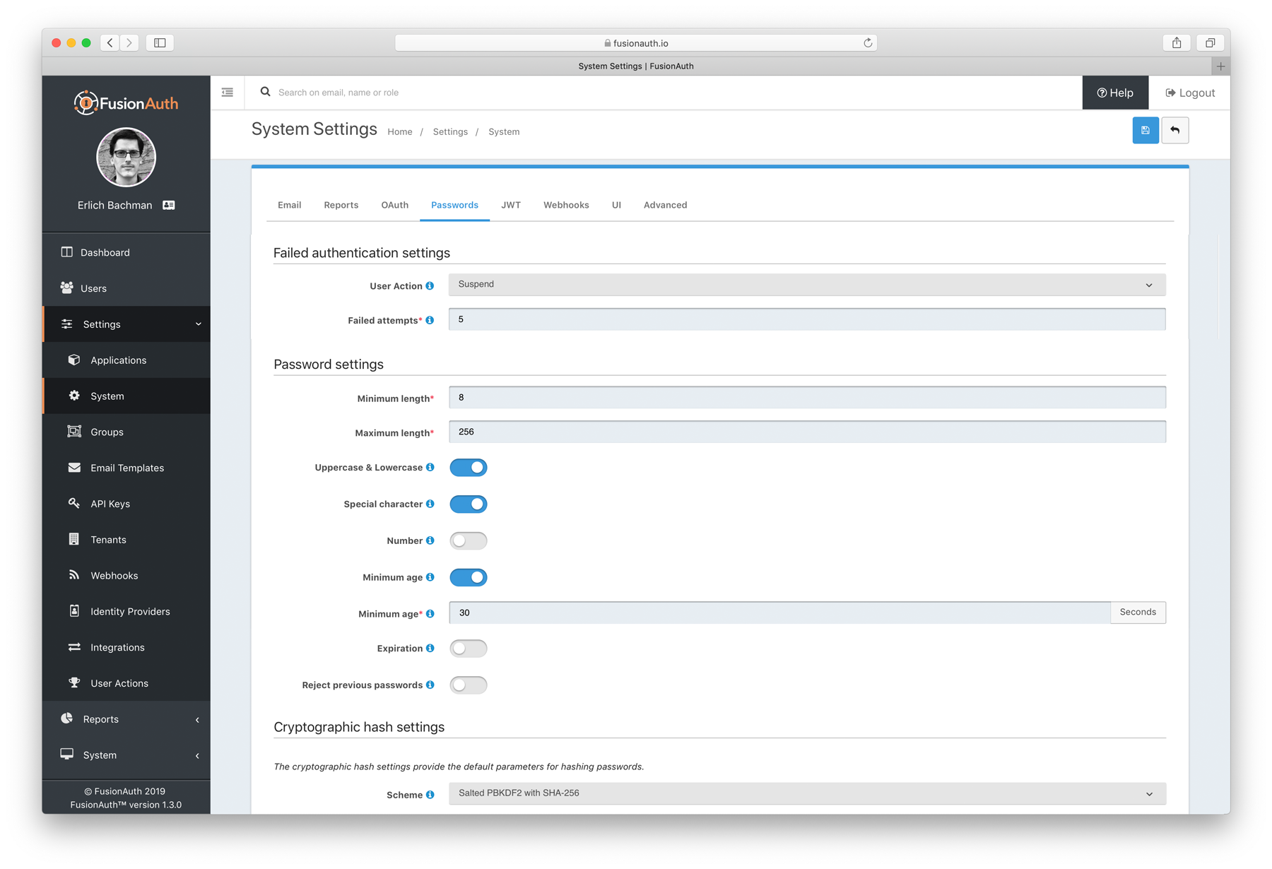 FusionAuth,  a single sign-on or SSO software