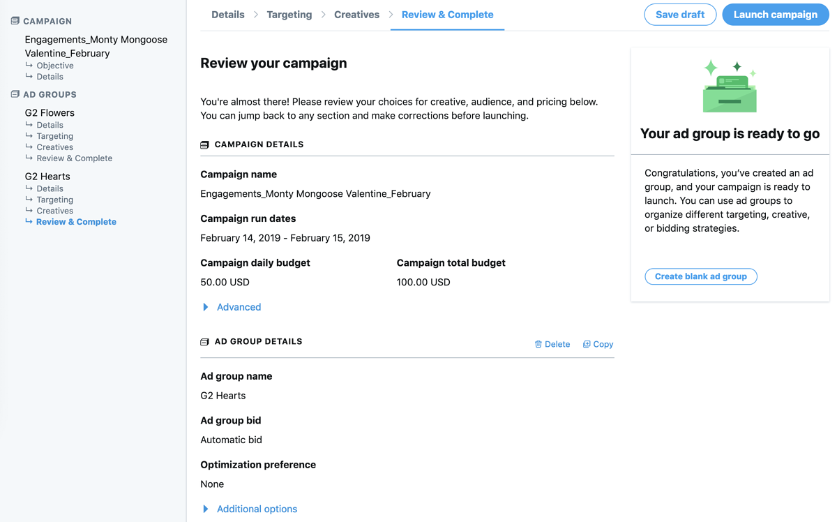 launch your twitter campaign