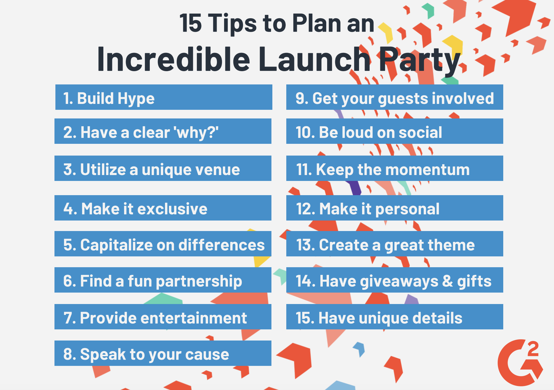Launch Party Tips