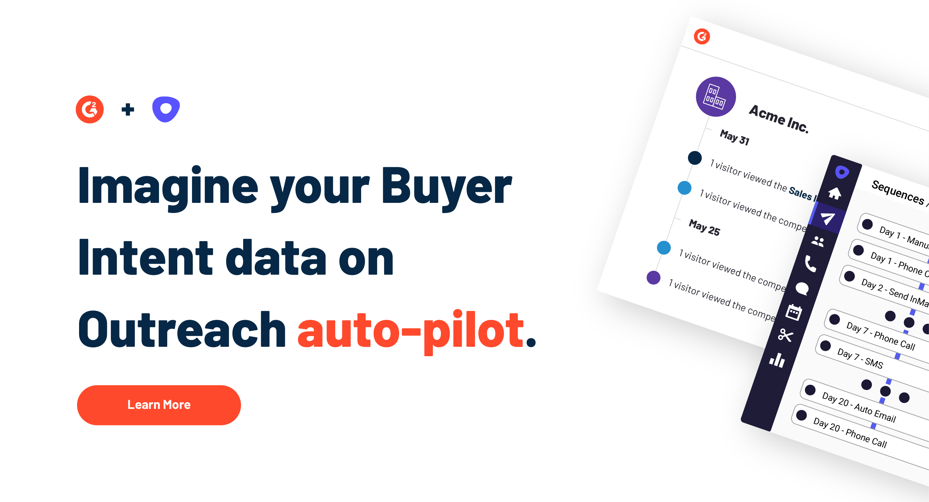Build Accurate, Effective Sales Sequences With G2 + Outreach