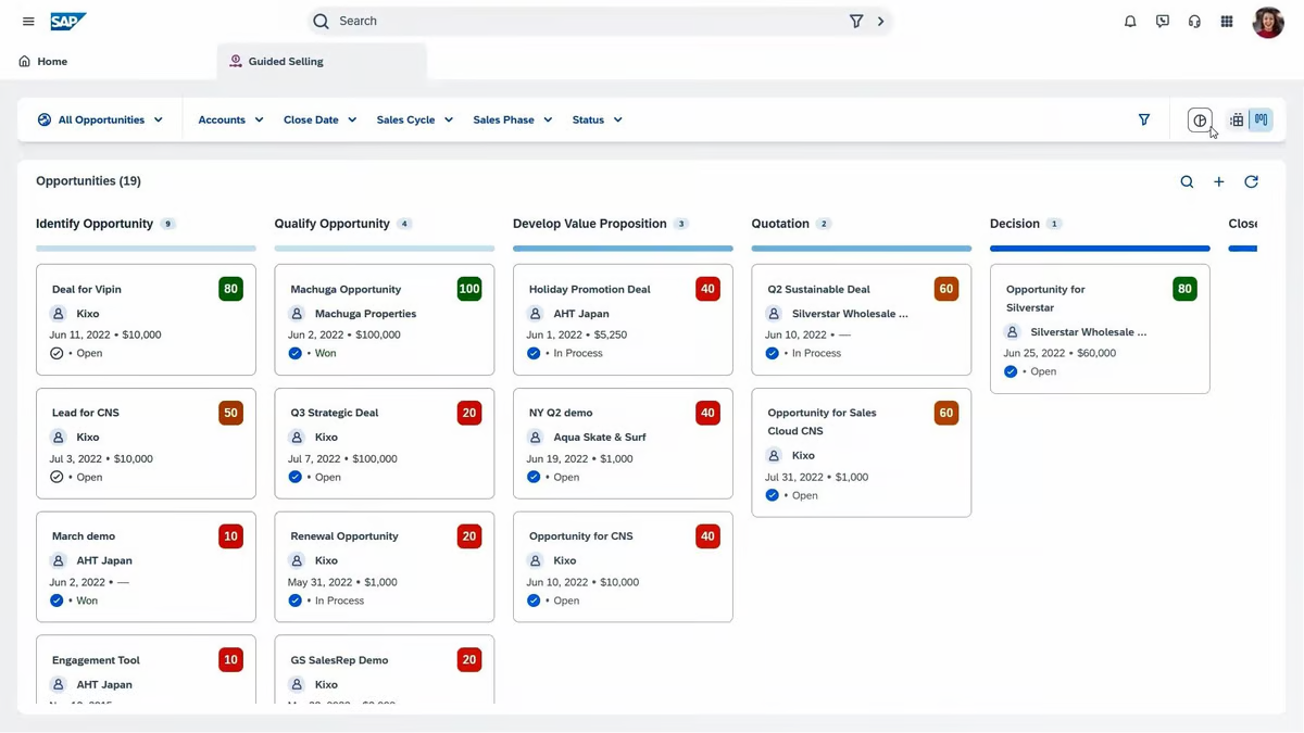 sap sales cloud crm