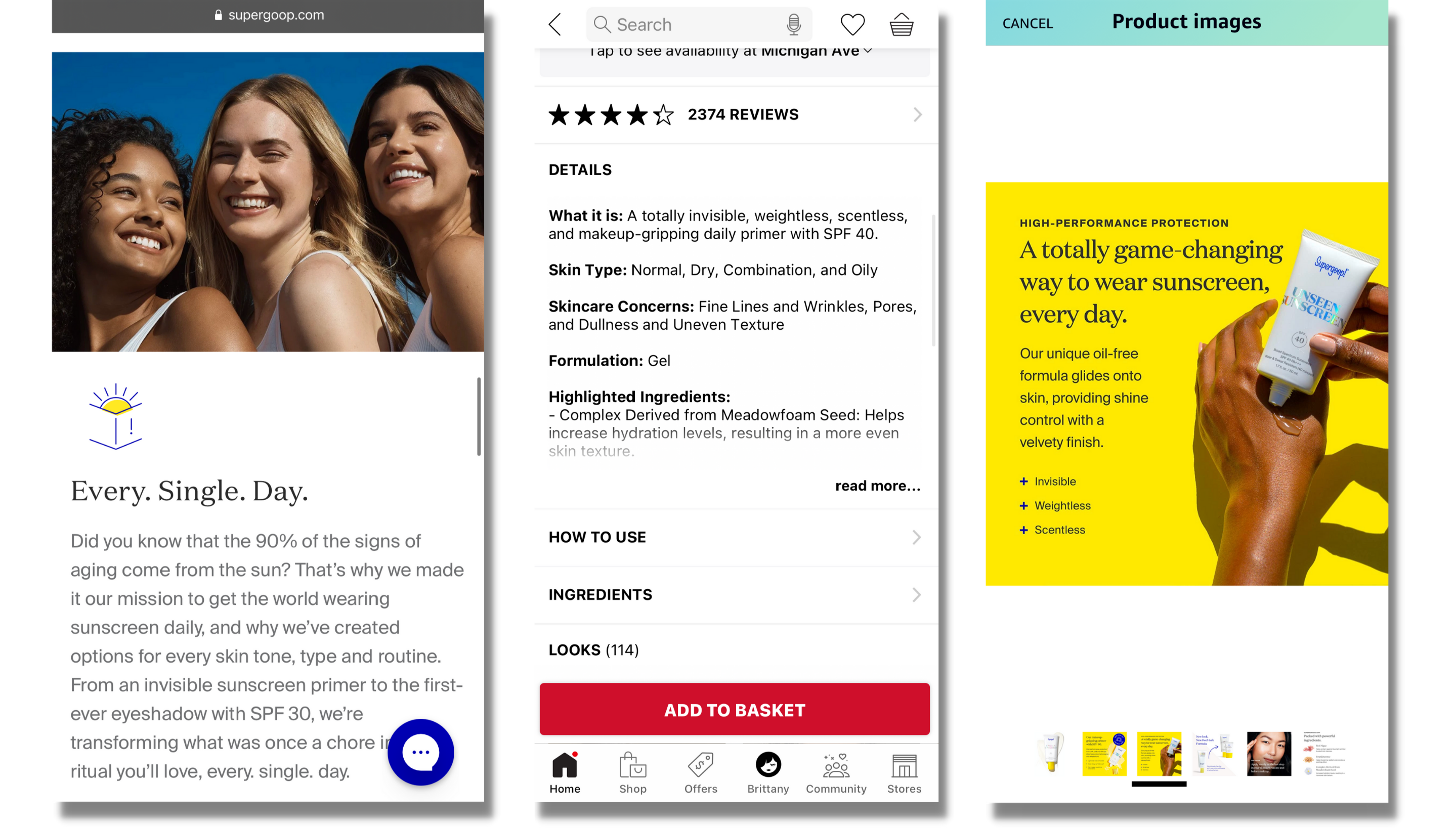 supergoop messaging consistency
