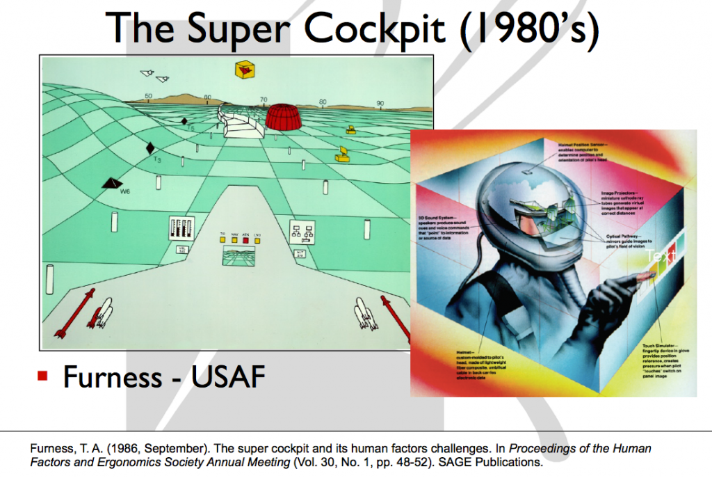 the super cockpit virtual reality
